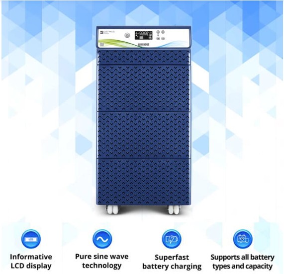 Luminous Optimus 11000+ 10 kVA Pure Sine Wave Inverter